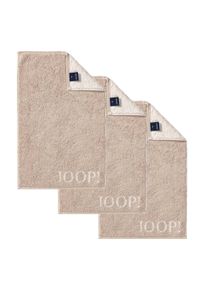JOOP! G&auml;stehandtuch JOOP "G&auml;stetuch Classic Frottier 3er Pack", beige, B:30cm, Obermaterial: 100% Baumwolle CO., Handt&uuml;cher, G&auml;stehandtuch