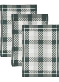 Geschirrtuch Ross "SUPERIOR", gr&uuml;n (moosgr&uuml;n, wei&szlig;, grau), B:50cm L:70cm, 100% Baumwolle, Geschirrt&uuml;cher, Geschirrtuch, aus 100% Baumwolle, 50x70 cm