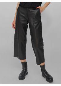 Lederhose JCC "Lederhose 31023629", Damen, Gr. 44, EURO, schwarz, Obermaterial: 100% Lammleder LEL. Futter: 100% Baumwolle CO., Hosen Lederhose