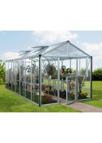 Gew&auml;chshaus Vitavia "Zeus 13800", silber (silberfarben), B:266cm T:547cm, Gew&auml;chsh&auml;user, Gew&auml;chshaus
