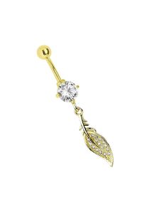 Adelia&acute;s Bauchnabelpiercing ADELIA&acute;S "Piercing Bauchnabelpiercing", gold, Piercings, Damen, Chirurgiestahl, Bauchnabelpiercing