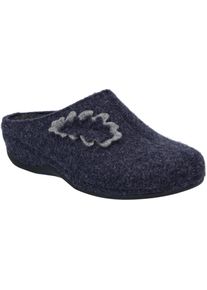 Hausschuh Josef Seibel "Cholet 05, dunkelblau", Damen, Gr. 39, blau (dunkelblau), Obermaterial: 100% Textilmaterial TEXMAT., Schuhe Hausschuh
