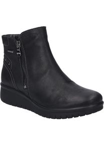 Stiefelette Josef Seibel "Calais 95, schwarz", Damen, Gr. 38, schwarz, Obermaterial: 100% Rindsleder Leather cow., Schuhe Stiefelette