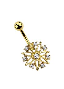 Adelia&acute;s Bauchnabelpiercing ADELIA&acute;S "Piercing Bauchnabelpiercing", wei&szlig; (klar), Piercings, Damen, Chirurgiestahl, Bauchnabelpiercing