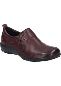 Slipper Josef Seibel "Charlotte 17, bordeaux", Damen, Gr. 37, rot (bordeaux), Obermaterial: 100% Rindsleder Leather cow., Schuhe Slipper