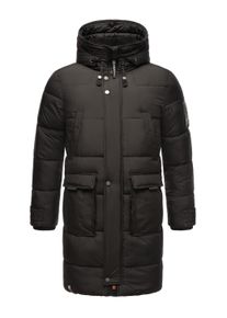 Wintermantel STONE HARBOUR "Wintermantel Beviis", Herren, Gr. L, schwarz, Obermaterial: 100% Polyester PES. Obermaterial: Futter: 100% Polyester PES. 100% Polyester PES., M&auml;ntel Wintermantel