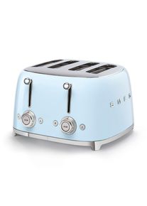 Smeg Toaster "TSF03PBEU", blau (pastellblau), B:33cm H:20cm T:30cm, Toaster, Toaster