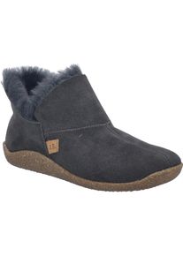 Hausschuh Josef Seibel "Vinny 07, anthrazit", Damen, Gr. 38, grau (anthrazit), Obermaterial: 100% Lammfell LF., Schuhe Hausschuh