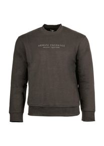 Sweatshirt Armani Exchange "Sweatshirt SWEATSHIRT 1er Pack", Herren, Gr. S, grau (anthrazit (chimera)), Obermaterial: 100% Baumwolle CO., Sweatshirts Sweatshirt