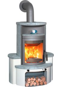 Kaminofen Hark "&raquo;Avenso GT ECOplus 8 KW&laquo;", grau (titanfarben), Kamin&ouml;fen, Kaminofen, Naturstein