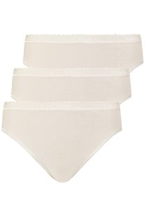 Midislip Nina von C. "3er Pack Damen Midislip Slipboutique", Damen, Gr. 44, beige (champagner), Obermaterial: 100% Baumwolle CO., Unterhosen Midislip