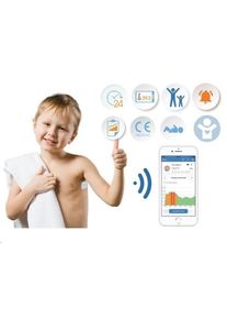 TUCKY - Chytr&yacute; teplomer a monitor polohy 2v1