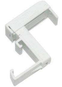 Sichtschutzbefestigung Gardinia "Klemmtr&auml;ger, Kunststoff" Gr. 1, wei&szlig;, Blacklist, Kunststoff, Sichtschutzbefestigungen, Sichtschutzbefestigung, Zubeh&ouml;r Aluminium-Jalousie