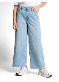High-waist-Jeans Tom Tailor Denim "MIJA", Damen, Gr. XS, N-Gr, blau (used light stone blau denim), Denim/Jeans, Obermaterial: 100% Baumwolle, unifarben, regular fit lang, Jeans High-waist-Jeans, im Five-Pocket Style