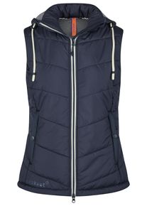 Pl&uuml;schweste SALZHAUT "Weste THEIN", Damen, Gr. M, blau (navy), Obermaterial: 100% Polyester PES., Westen Pl&uuml;schweste