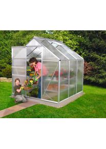 Gew&auml;chshaus Vitavia "Venus 3800", silber (silberfarben), B:192cm T:192cm, Gew&auml;chsh&auml;user, Gew&auml;chshaus