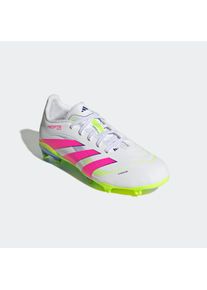Fu&szlig;ballschuh adidas Performance "PREDATOR LEAGUE KIDS FG/MG", Kinder, Gr. 36, cloud wei&szlig;, lucid pink, lucid lemon, Synthetik, Schuhe Fu&szlig;ballschuh, f&uuml;r Rasenpl&auml;tze, f&uuml;r Kinder & Jugendliche