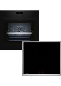 Neff Backofen-Set "BTX46PIB0", Energieeffizienz: A+, schwarz, Herdsets, mit pyrolytischer Selbstreinigung, Backofen-Set