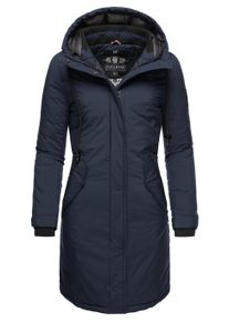 Wintermantel Navahoo "Wintermantel Letiziaa", Damen, Gr. L, blau, Obermaterial: 100% Polyester PES. Obermaterial: Futter: 100% Polyester PES. 100% Polyester PES., M&auml;ntel Wintermantel