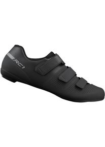 Fahrradschuh Shimano "Rennrad - Fahrradschuhe RC102, schwarz", Herren, Gr. 46, schwarz, Obermaterial: 100% Kunstleder synt.leather., Schuhe Fahrradschuh