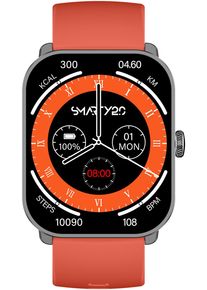Smartwatch SMARTY 2.0 "Smarty 2.0", rot (rot, schwarz, rot, schwarz), Smartwatches, 1,78 &Prime;, Smartwatch