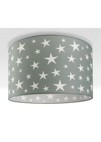 Paco Home Deckenleuchte "Capri 315", wei&szlig;, 1, &Oslash; 45,5cm H: 29,5cm, Leuchten, Kinderlampe Deckenlampe LED Kinderzimmer Sternenhimmel Motiv E27, Deckenleuchte
