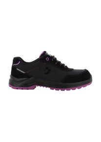 Sicherheitsschuh SAFETY JOGGER WORKS "Organic Low" Gr. 42, schwarz (schwarz, lila), 42, Obermaterial: 100% Synthetik synthetic., Schuhe, Sicherheitsschuh