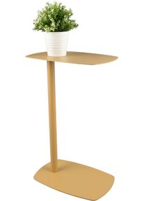 Beistelltisch Mirrors and More "FERO", gelb, B:9cm H:68cm, Tische, Beistelltisch