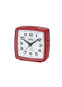 Quarzwecker FILIUS zeitdesign, rot, Wecker, Quarzwecker, Reisewecker, Schlafzimmer, Beleuchtung, schleichende Sekunde, Snooze