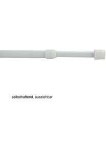 Scheibenstange Liedeco "Pin-Soft" Gr. 3, wei&szlig;, &Oslash;:12mm, Kunststoff, Metall, Gardinenstangen, Scheibenstange