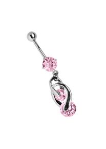 Adelia&acute;s Bauchnabelpiercing ADELIA&acute;S "Piercing Bauchnabelpiercing", pink (rosa), Piercings, Damen, Titan, Bauchnabelpiercing