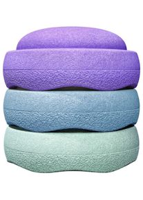 Balancetrainer Stapelstein "Original cool pastel", bunt, Balancetrainer, Kinder, B/H/L: 12cm &Oslash; 27,5cm, Polypropylen, Balancetrainer, 180 g leicht und bis zu 180 kg belastbar, H:12cm &Oslash;:27,5cm
