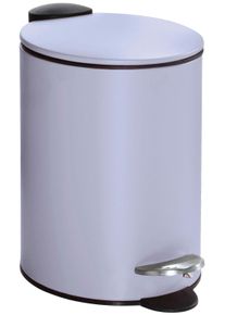 Kosmetikeimer Kleine Wolke "Silence", lila (lavendel), B:17cm H:23,6cm T:17cm, Metall, M&uuml;lleimer, Kosmetikeimer, 3 l