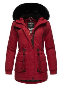 Wintermantel Navahoo "Wintermantel Olessaa", Damen, Gr. S, rot (blood rot), Obermaterial: 100% Baumwolle CO. Obermaterial: Futter: 100% Polyester PES. 100% Polyester PES., M&auml;ntel Wintermantel