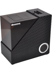 Sonnenk&ouml;nig Luftbefeuchter SONNENK&Ouml;NIG "Chelsea, 4L Tank, bis 23 m&sup2;, 0.3L/h, mit Entkalkungspatrone, Auto-Off", schwarz, B:25cm H:26cm T:15cm, Luftbefeuchter, Luftbefeuchter, Wasserstandanzeige, antibakterieller Tank, kalte/warme Vernebelung