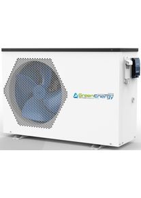 Pool-W&auml;rmepumpe KWAD "Green Energy 12", schwarz-wei&szlig; (wei&szlig;, schwarz), B:38cm H:67cm L:94cm, Metall, W&auml;rmepumpen, Pool-W&auml;rmepumpe