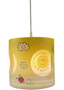 Niermann H&auml;ngeleuchte "Dreh-Pendelleuchte Sunny", bunt, 1, &Oslash; 25cm H: 27cm, 1 Stk., Leuchten, Kinderzimmer, Kinderlampe, H&auml;ngeleuchte