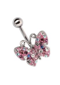 Adelia&acute;s Bauchnabelpiercing ADELIA&acute;S "Piercing Bauchnabelpiercing", pink (rosa), Piercings, Damen, Titan, Bauchnabelpiercing