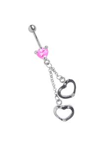 Adelia&acute;s Bauchnabelpiercing ADELIA&acute;S "Piercing Bauchnabelpiercing", pink (rosa), Piercings, Damen, Titan, Bauchnabelpiercing