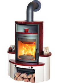 Kaminofen Hark "&raquo;Avenso GT ECOplus 8 KW&laquo;", rot (titanfarben), Kamin&ouml;fen, Kaminofen, bordeaux-rot
