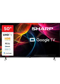 Sharp LED-Fernseher "4T-C50HLx", Energieeffizienz: F, schwarz, 50 &Prime;, Fernseher, LED-Fernseher