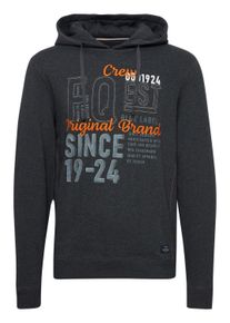 Kapuzenpullover FQ1924 "Hoodie FQErik", Herren, Gr. S, grau (charcoal mix), Obermaterial: 80% Baumwolle CO. 20% Polyester PES., Pullover Kapuzenpullover