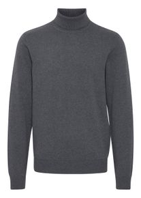 Rollkragenpullover Casual Friday "Rollkragenpullover CFKarl", Herren, Gr. S, grau (pewter mix), Obermaterial: 100% Baumwolle CO., Pullover Rollkragenpullover