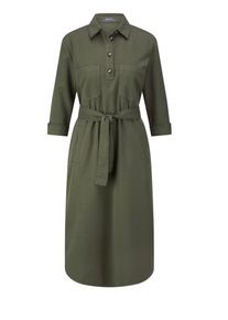 Basler - Kleid mit 3/4-Arm, gr&uuml;n, Gr. 42, Lyocell