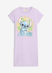 bonprix Nočn&aacute; ko&scaron;eľa s potlačou Stitch Disney, z čistej bavlny, fialov&aacute;, 164/170