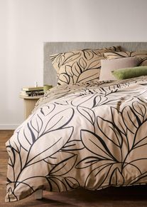 bonprix Pościel z perkalu, beżowy, 1x 80/80 cm, 1x 135/200 cm