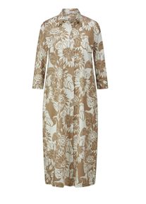 Peter Hahn - Kleid mit 3/4-Arm, beige, Gr. 42, Baumwolle