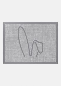 Zerbino lavabile con motivo pasquale, Grigio, Taglia 38x59 cm, bonprix