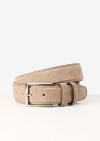 Cintura in pelle effetto grezzo, Beige, Taglia 80, bonprix