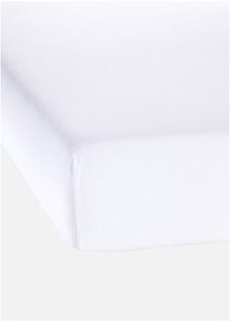 Lenzuolo in flanella con angoli, Bianco, Taglia 160x200 cm, bonprix